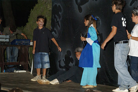 Animazione del camping