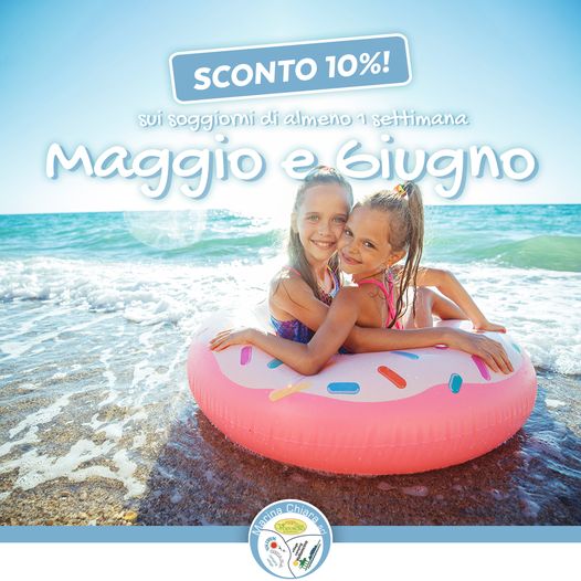 Sconto del 10% su maggio e giugno